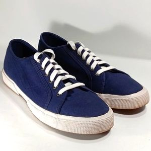 Route 66 Mens Sz 11 Navy Blue Salinger Canvas Sneaker